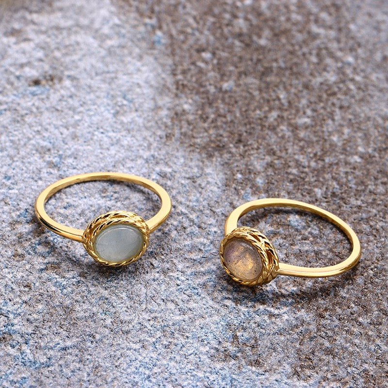Bague en Labradorite : bienfaits et comment le porter - Biloria