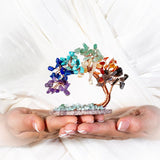Arbre de Vie 7 Chakras - Méditation et Gratitude en Pierres - Biloria