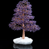 Arbre de Vie Améthyste Quartz Clair | Symbole Force Nature - Biloria