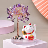 Arbre de Vie Chance – Maneki-neko & Pierres Naturelles - Biloria