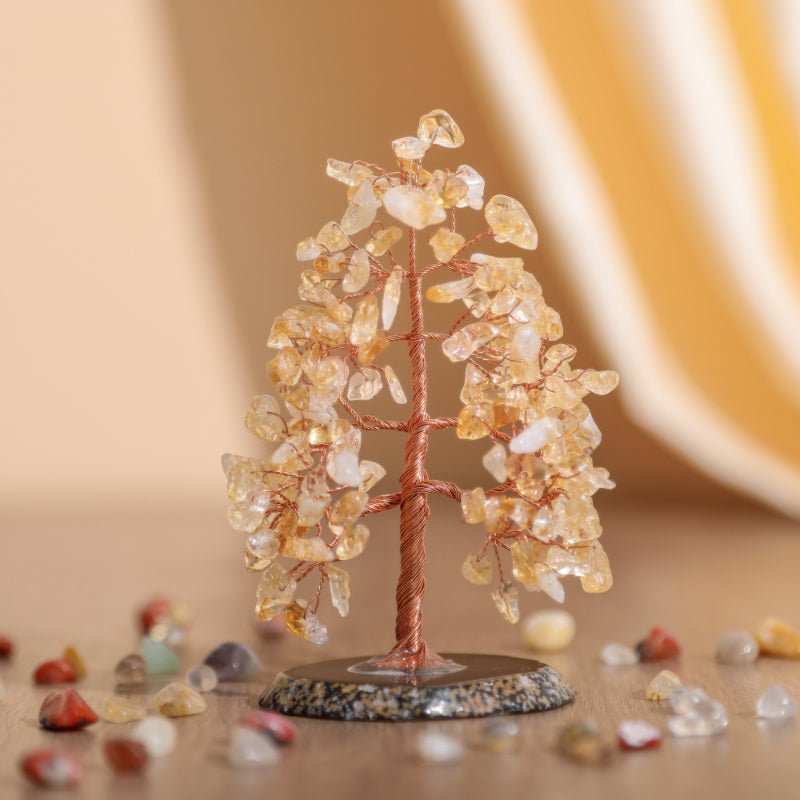 Arbre de Vie Citrine - Élégance et Prospérité - Biloria