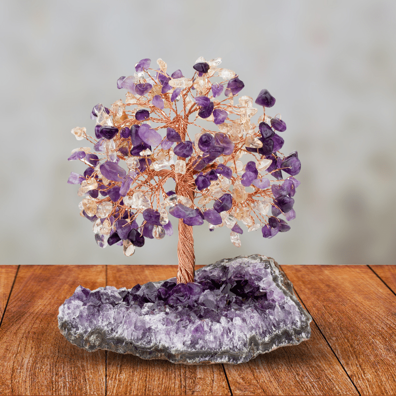 Arbre de Vie en Améthyste - Cadeau Spirituel - Biloria
