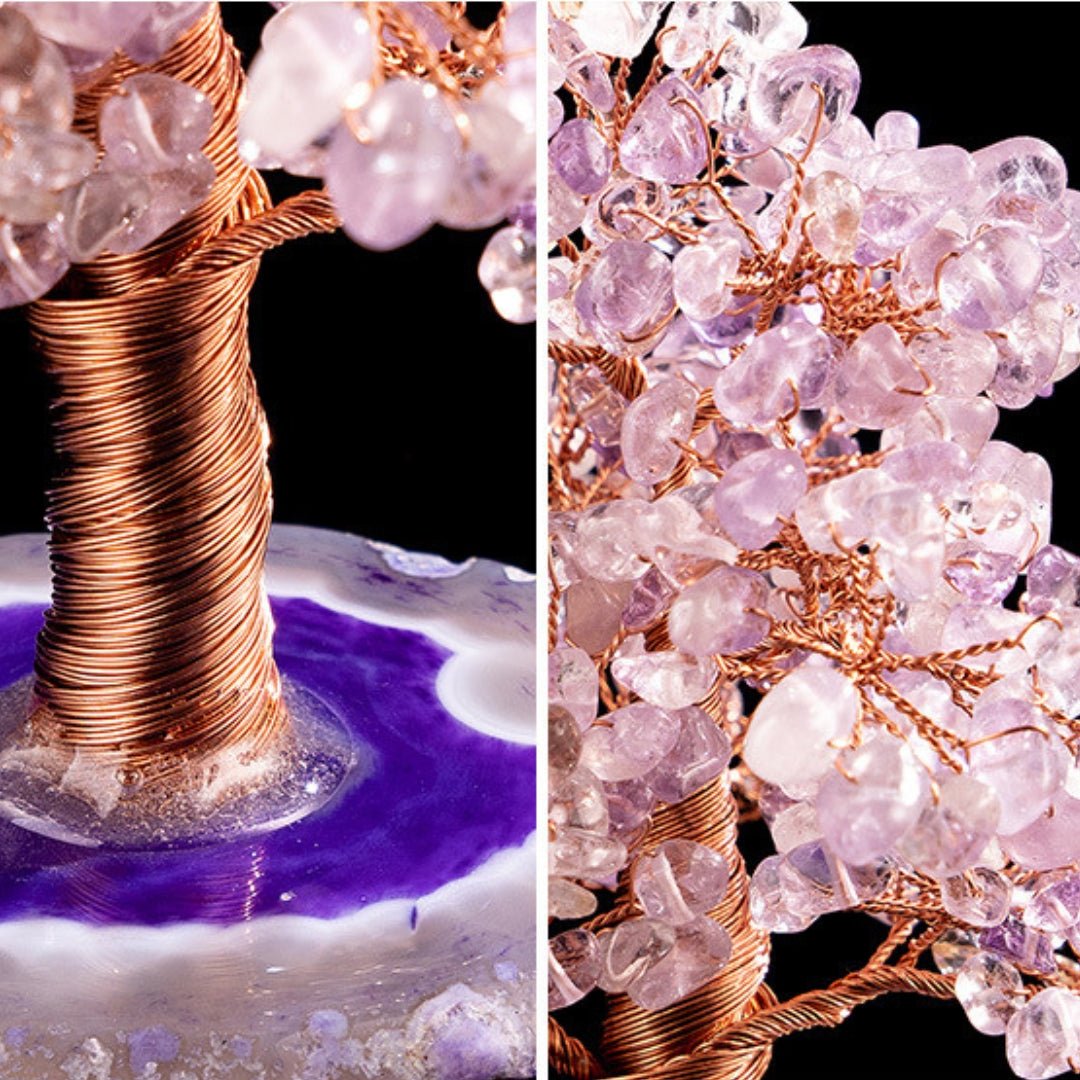 Arbre de Vie en Amétrine et Agate | Harmonie et Équilibre - Biloria