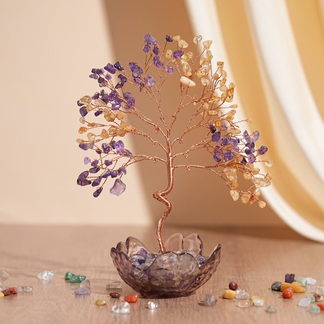 Arbre de Vie en Pierres Naturelles – Équilibre et Sérénité - Biloria