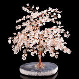 Arbre de Vie en Quartz Clair 25 cm Santé et Réussite Déco Bureau - Biloria