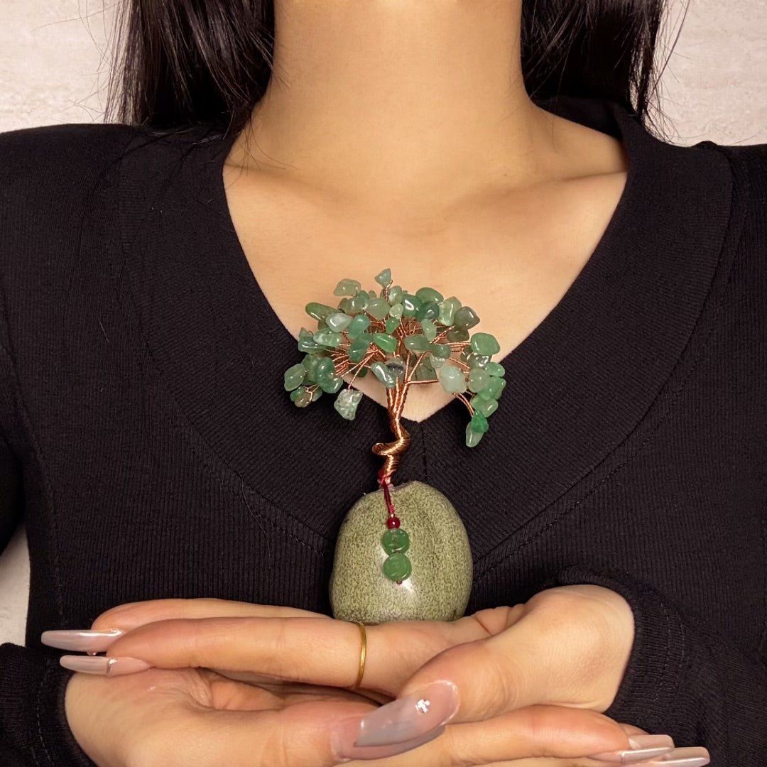 Arbre de Vie Miniature en Pierres Naturelles – Feng Shui Déco - Biloria