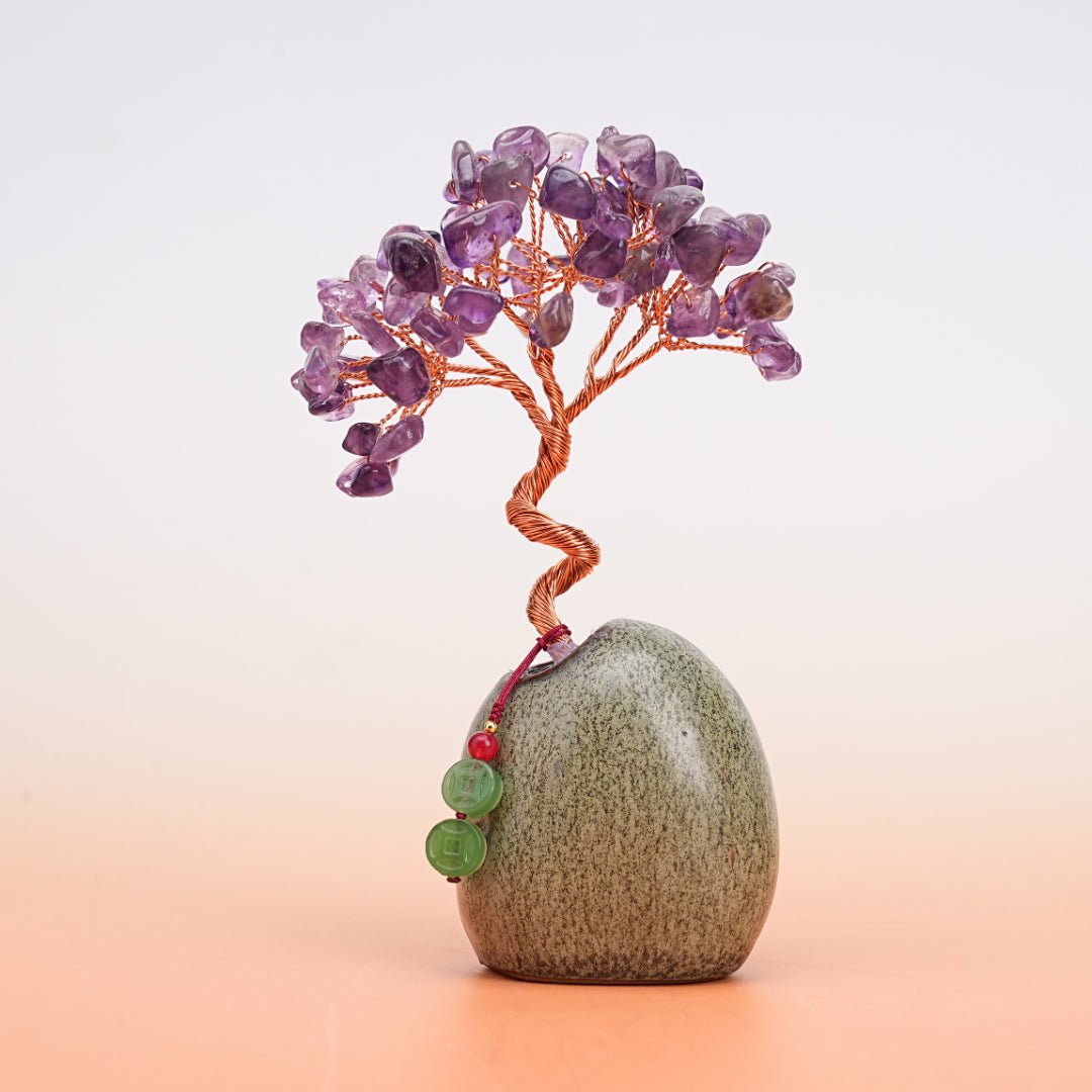 Arbre de Vie Miniature en Pierres Naturelles – Feng Shui Déco - Biloria
