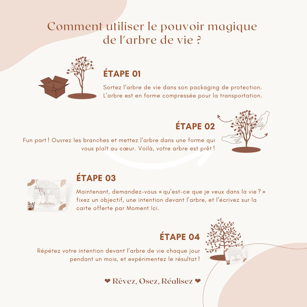 Arbre de Vie Miniature en Pierres Naturelles – Feng Shui Déco - Biloria