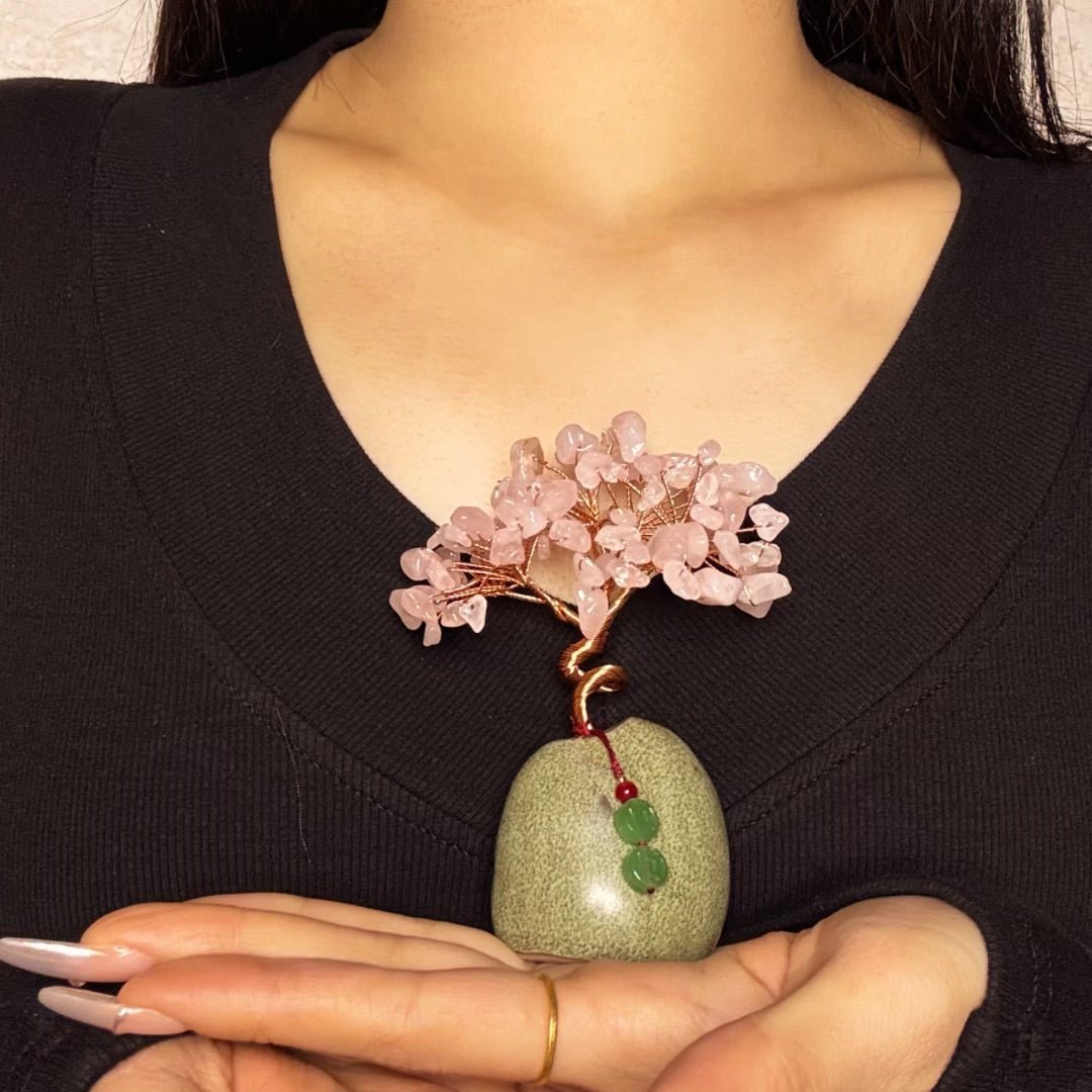 Arbre de Vie Miniature en Pierres Naturelles – Feng Shui Déco - Biloria