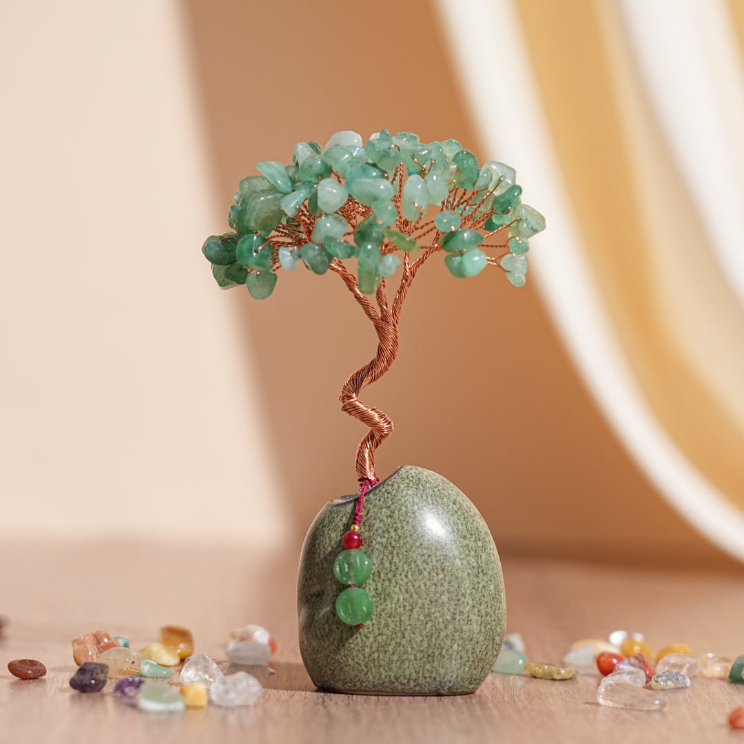 Arbre de Vie Miniature en Pierres Naturelles – Feng Shui Déco - Biloria