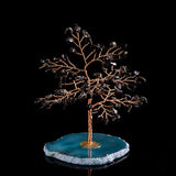 Arbre de Vie Obsidienne Agate Protection Harmonie - Biloria