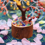 Arbre de Vie Pierres 7 Chakras Déco Bureau Tendance - Biloria