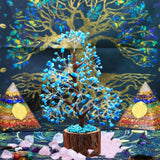 Arbre de Vie Pierres 7 Chakras Déco Bureau Tendance - Biloria