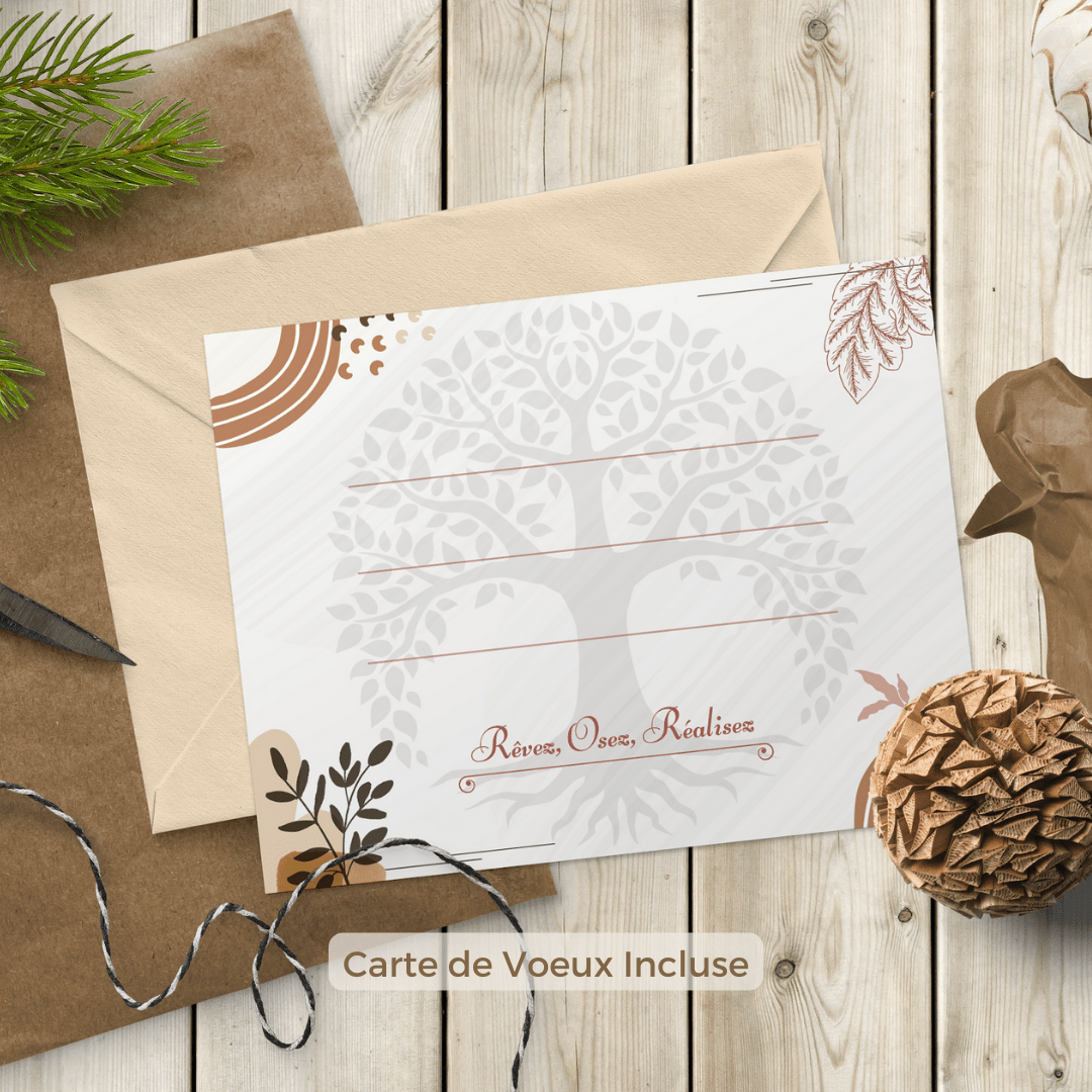 Arbre de Vie Quartz Fumé Agate 11 cm – Détachement et Ancrage - Biloria