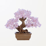 Arbre de Vie Quartz Rose - Générosité & Douceur pour votre Bureau - Biloria
