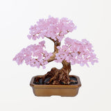 Arbre de Vie Quartz Rose - Générosité & Douceur pour votre Bureau - Biloria
