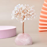 Arbre de Vie Quartz Rose pour Méditation et Recentrage - Biloria