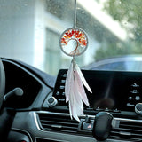 Attrape-rêve Arbre de Vie protecteur Agate voiture - Biloria