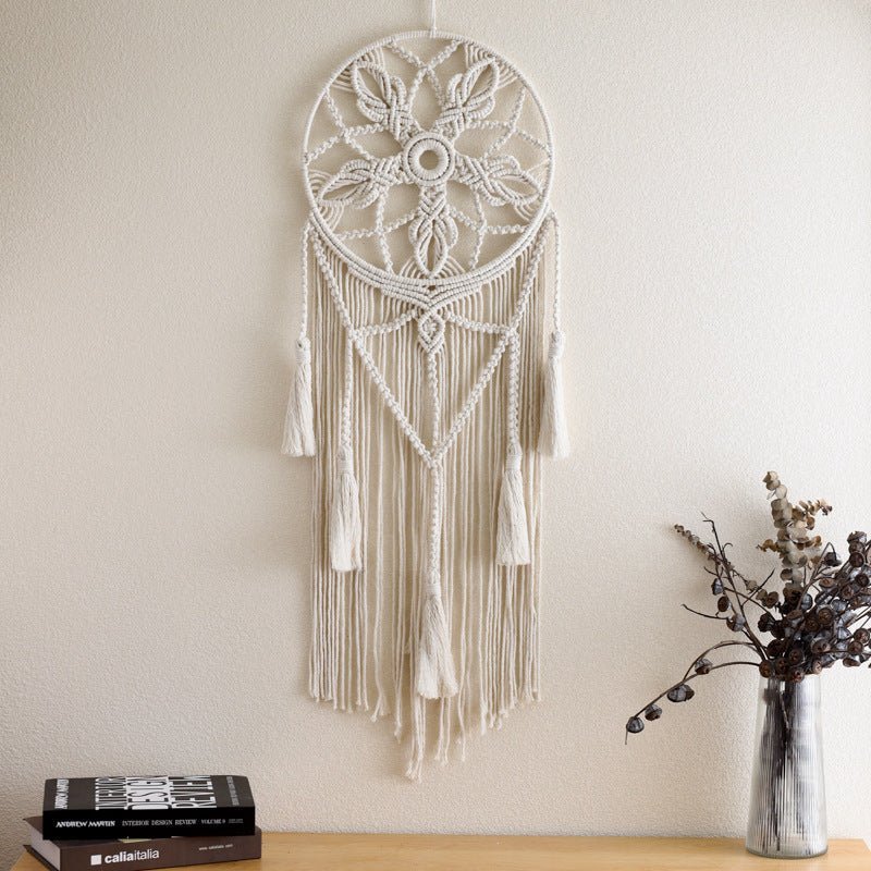 Attrape Rêve Macramé Artisanal Cadeau Sommeil Paisible - Biloria