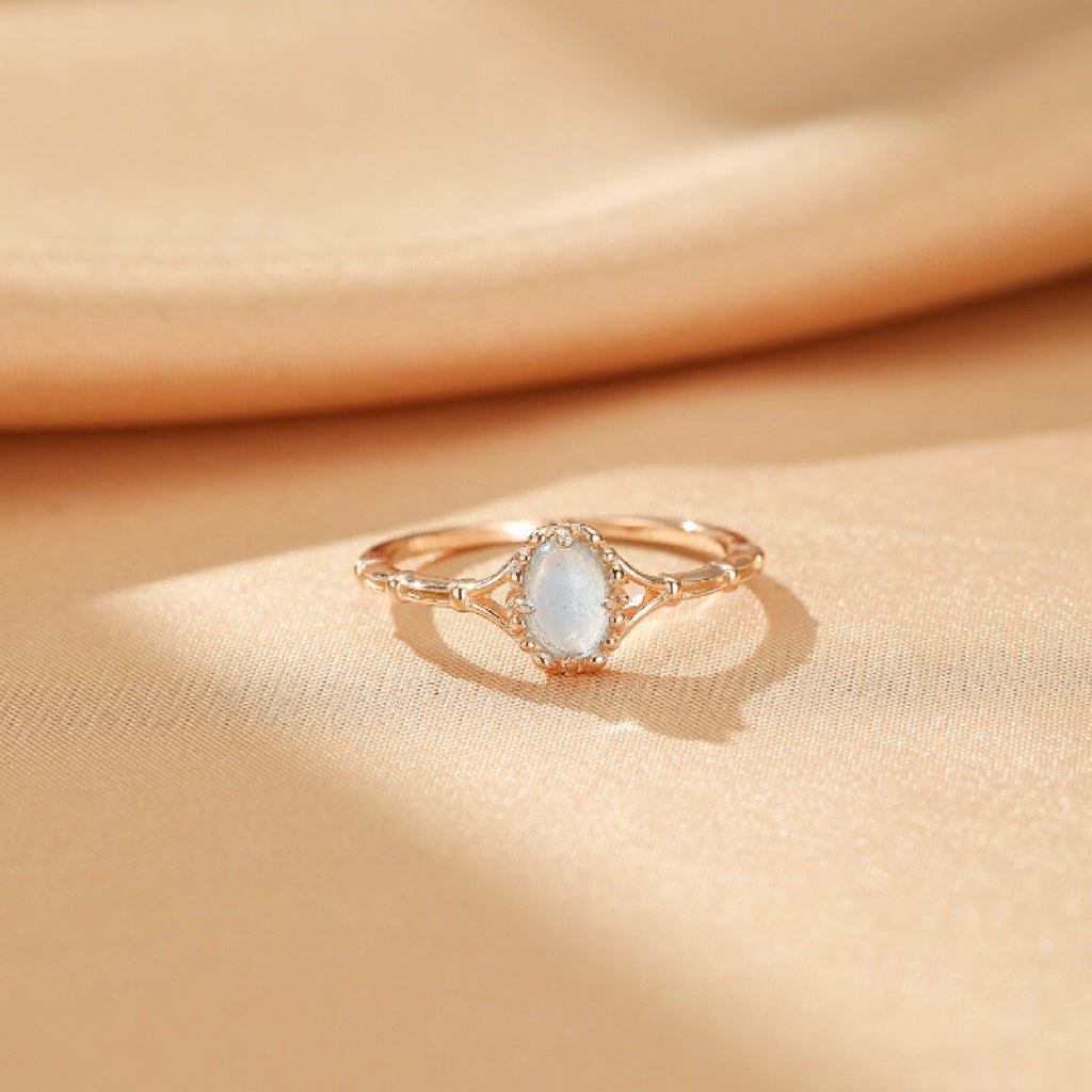 Bague Aigue marine Argent 925 - Pierre naturelle Bienveillance - Biloria