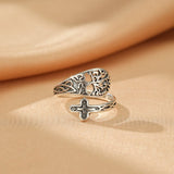Bague Arbre de Foi en Argent 925 Ajustable - Biloria