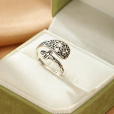 Bague Arbre de Foi en Argent 925 Ajustable - Biloria