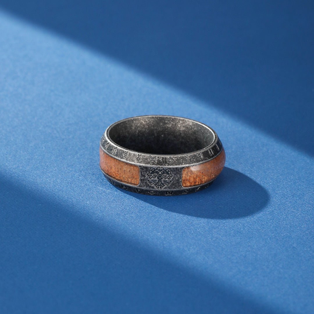Bague Arbre de Vie Viking Acier Inoxydable | Force et Ancrage - Biloria