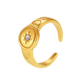 Bague Cœur Ajustable – Symbole d'Amour et d'Étoile - Biloria