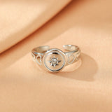 Bague Cœur Ajustable – Symbole d'Amour et d'Étoile - Biloria