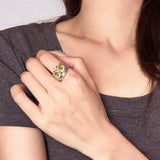 Bague Hibou Jade Argent 925 - Bijou Spirituel Protecteur - Biloria