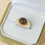 Bague Homme avec Œil Maléfique en Argent 925 | Protection - Biloria