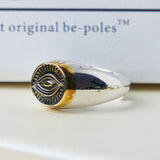 Bague Homme avec Œil Maléfique en Argent 925 | Protection - Biloria
