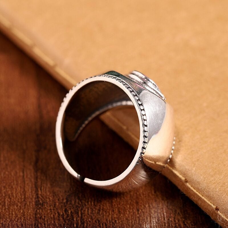 Bague Homme Mauvais Œil Argent 925 – Protection et Style - Biloria