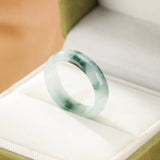 Bague Jadéite Naturelle Vert Clair – Pierre de Sérénité Birmanie - Biloria