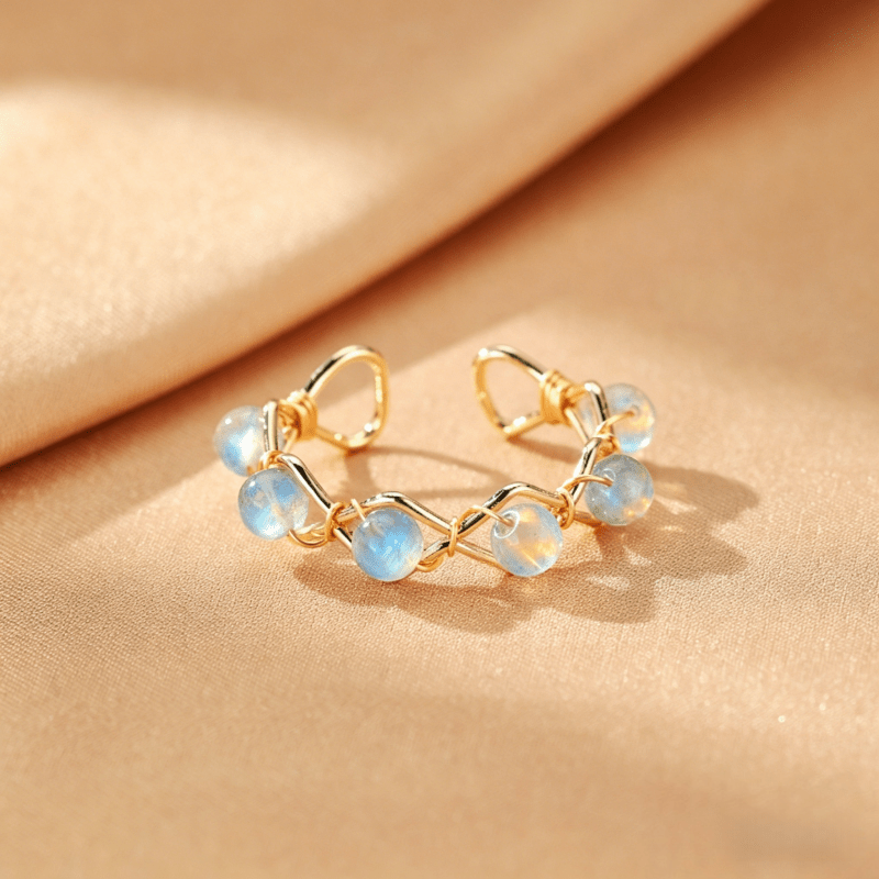 Bague Labradorite Ajustable pour la Méditation - Biloria