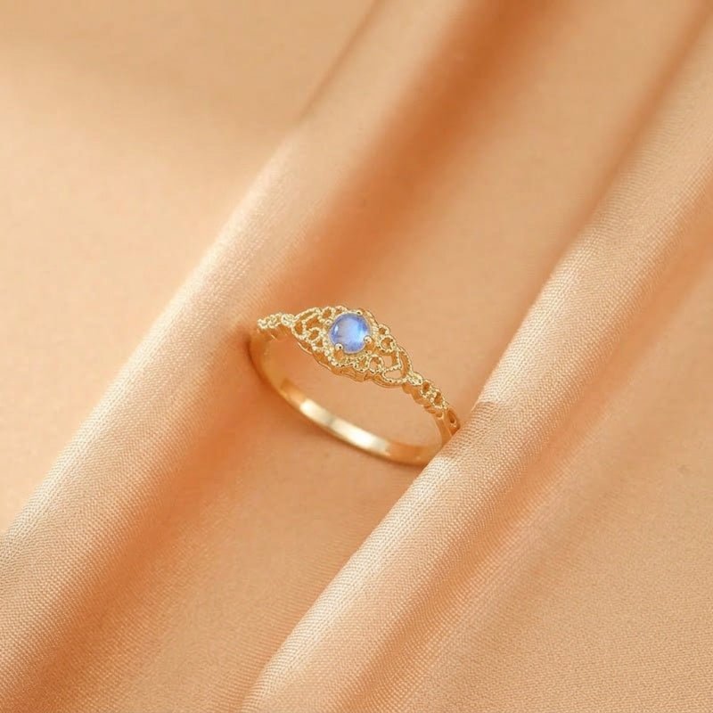 Bague Labradorite Bouclier d'Ombre - Protection Mystique - Biloria