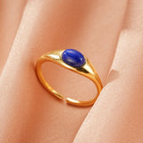 Bague Lapis Lazuli – Pierre de Sagesse, Argent 925 - Biloria