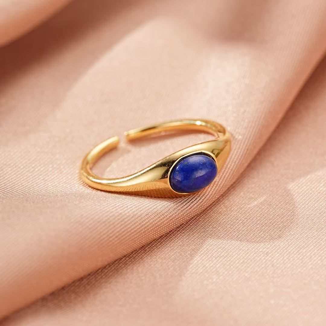 Bague Lapis Lazuli – Pierre de Sagesse, Argent 925 - Biloria