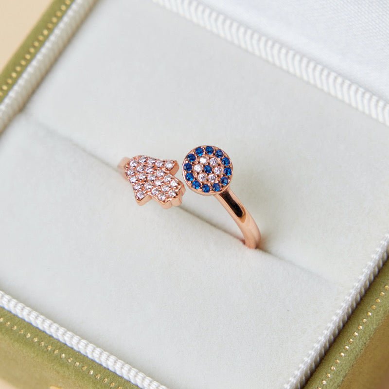 Bague Mauvais Œil Argent – Protection et Style - Biloria