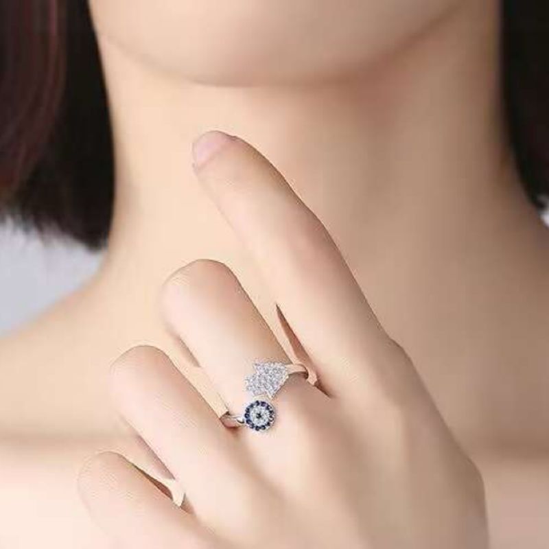 Bague Mauvais Œil Argent – Protection et Style - Biloria