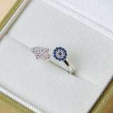 Bague Mauvais Œil Argent – Protection et Style - Biloria