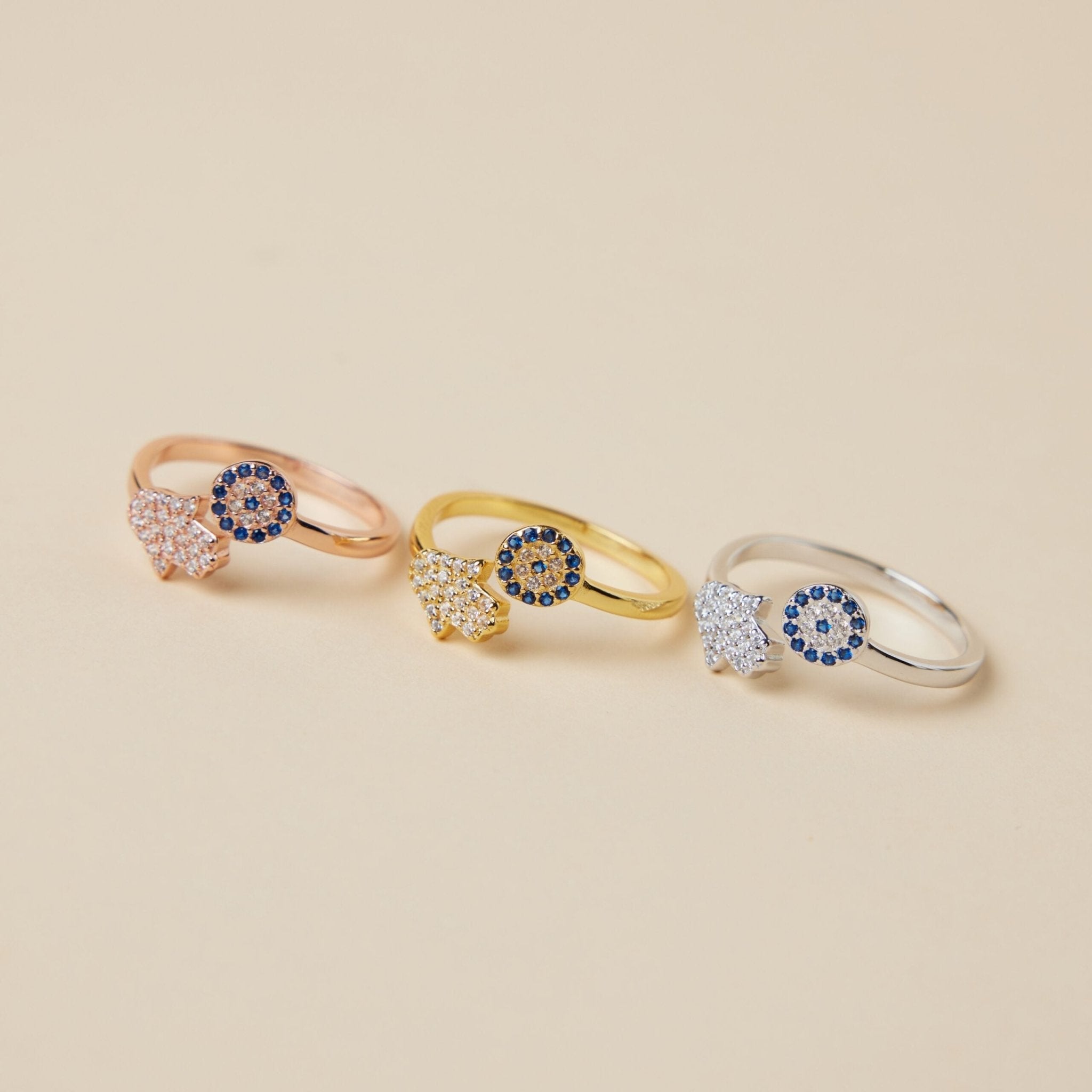 Bague Mauvais Œil Argent – Protection et Style - Biloria