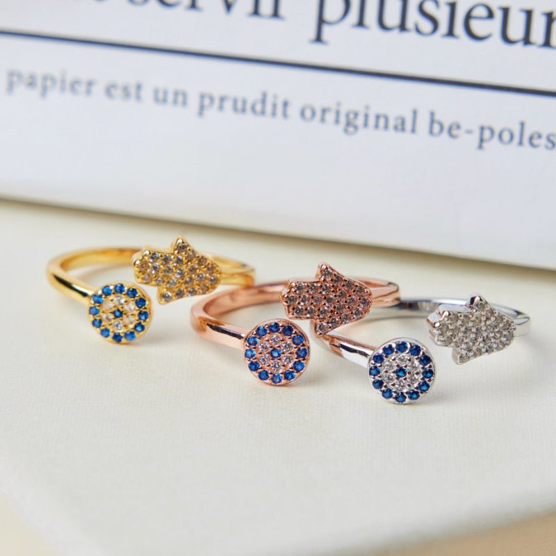 Bague Mauvais Œil Argent – Protection et Style - Biloria