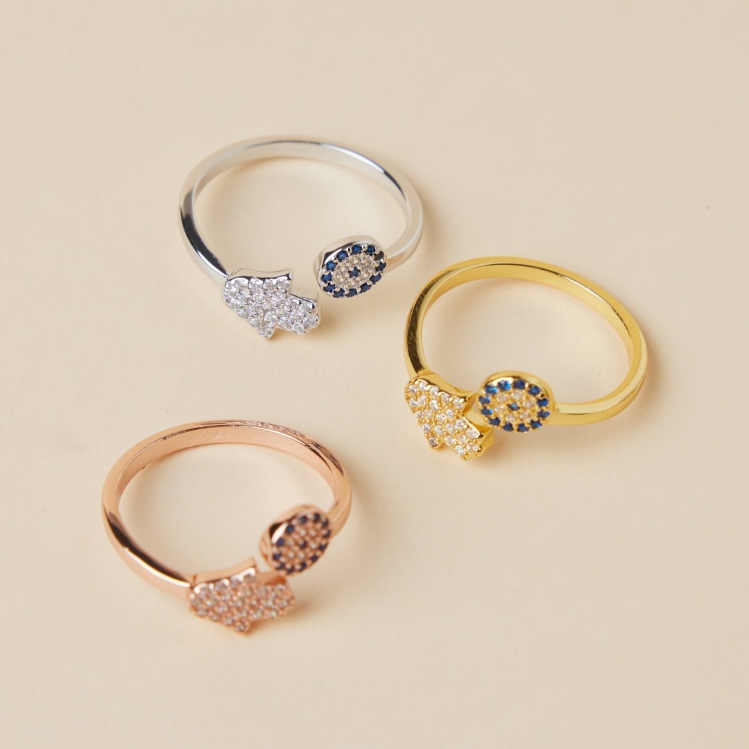 Bague Mauvais Œil Argent – Protection et Style - Biloria
