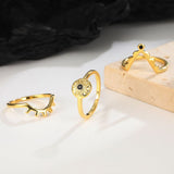 Bague Mauvais Œil Triptyque – Protection et Chance - Biloria