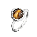 Bague Œil de Tigre Argent – Bouclier Protecteur et Confiance - Biloria