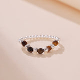 Bague Œil de Tigre Argent S925 – Bijou Protecteur Ajustable - Biloria