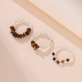 Bague Œil de Tigre Argent S925 – Bijou Protecteur Ajustable - Biloria