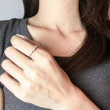 Bague Opale et Pierre de Lune ajustable argent plaqué or - Biloria