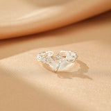 Bague Pierre de Lune ajustable Argent 925 Secret de Lune - Biloria